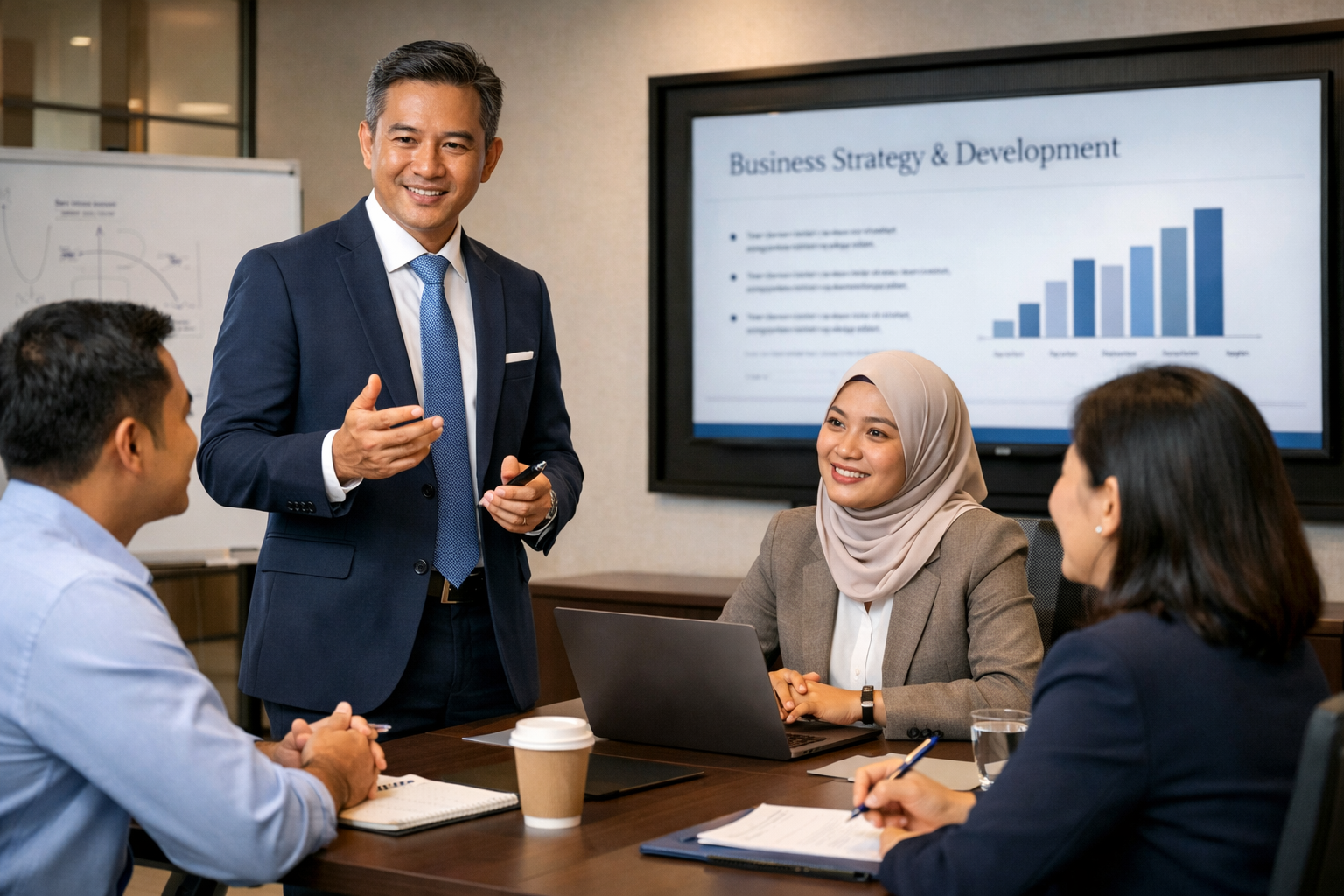 Professional training pathway illustration