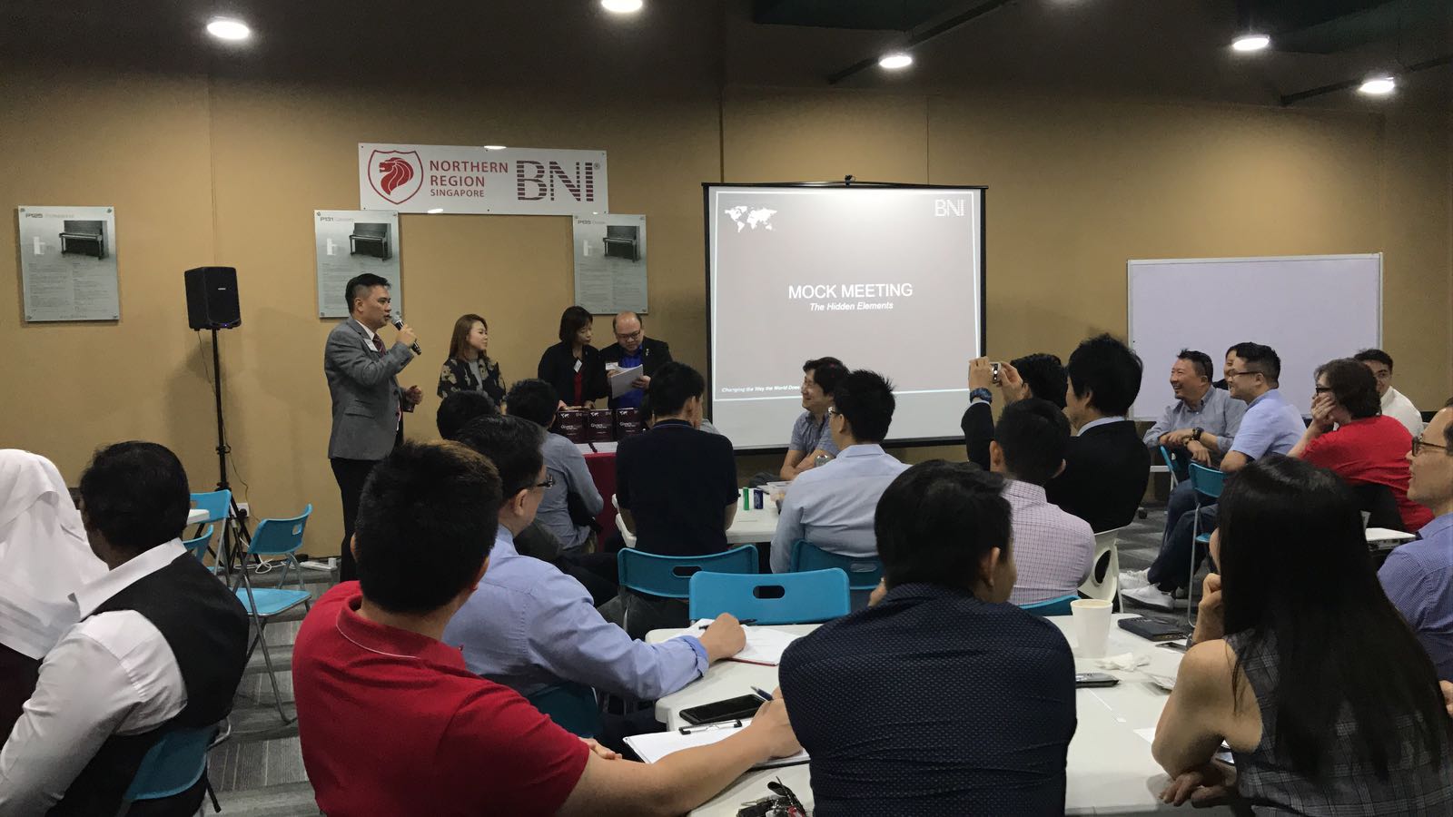 Participants in session